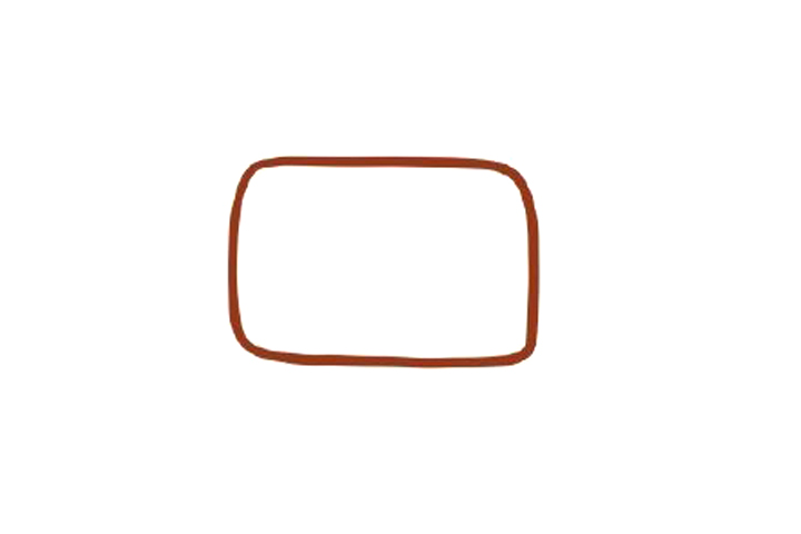 步骤1：先画一个正方形。