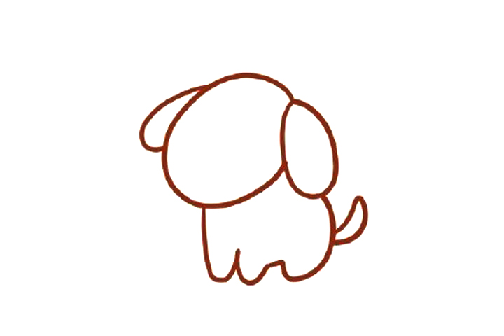 小狗怎么画简单可爱-图2