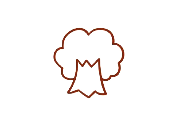 大树的画法简单可爱-图2