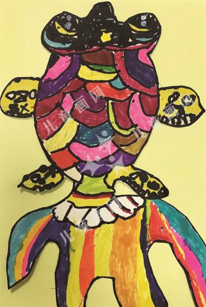 鱼儿水中游绘画