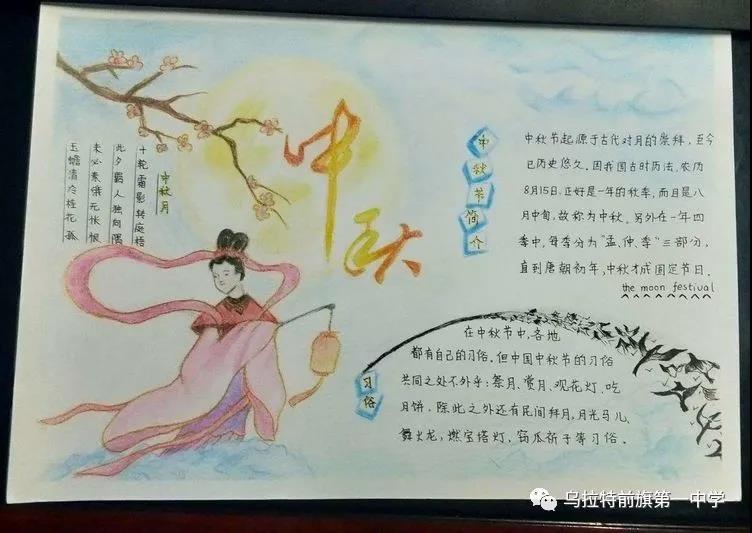 小学生中秋节手抄报图片及内容-图5