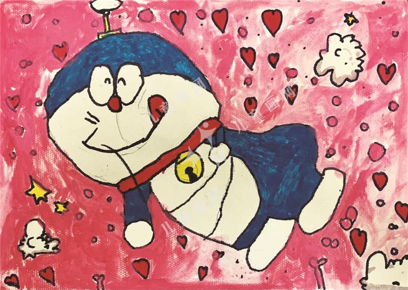 哆啦A梦绘画作品