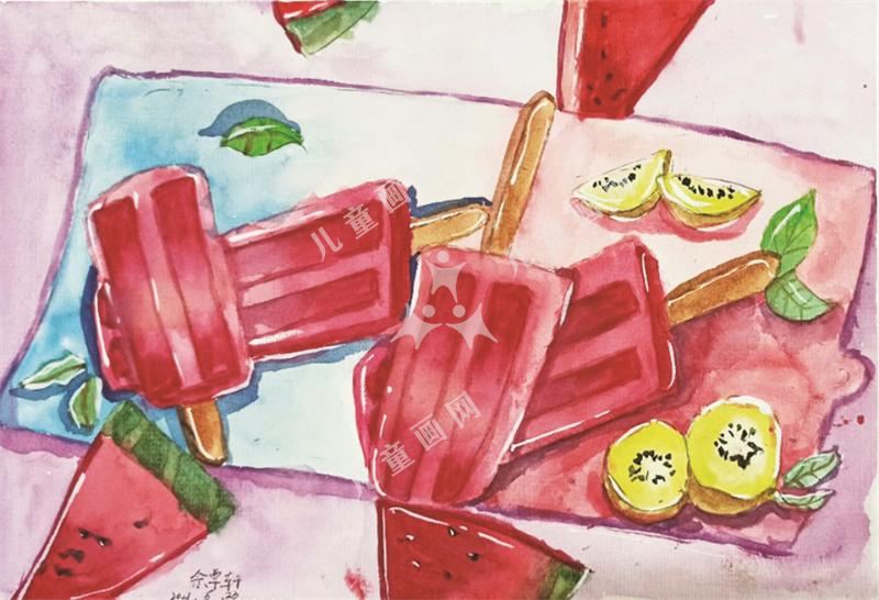 幸福的夏天绘画欣赏