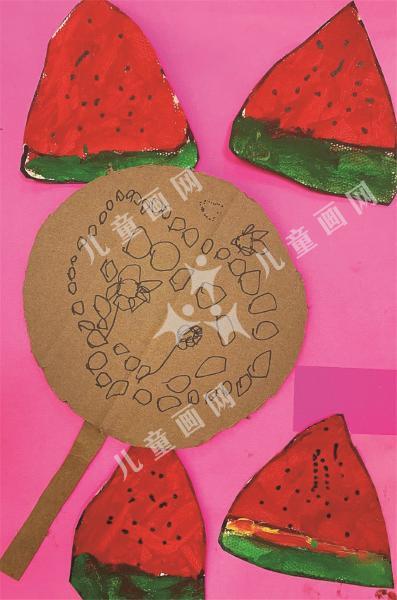 夏日气息绘画作品