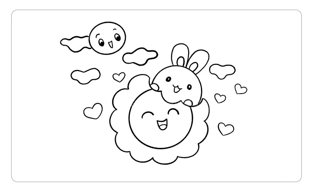 创意中秋节简笔画画法步骤-图8