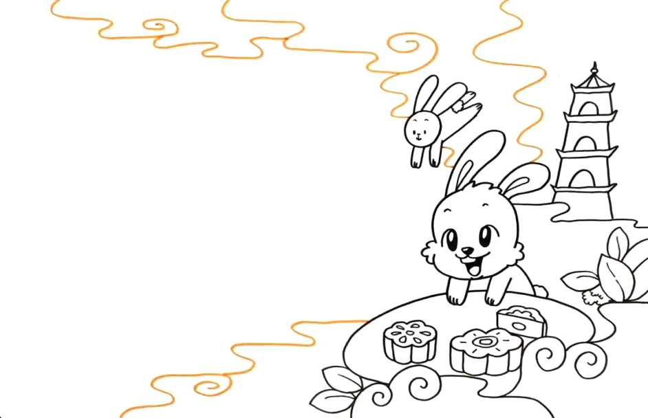 浓情中秋 中秋节手抄报画法步骤-图3