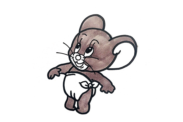 猫和老鼠 老鼠杰瑞怎么画-图4