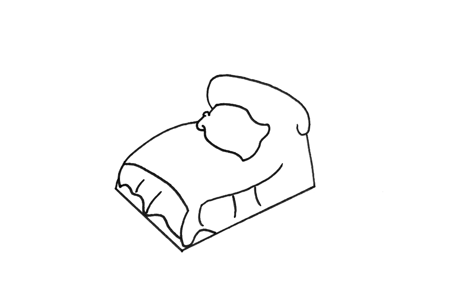 床怎么画简单好看-图2