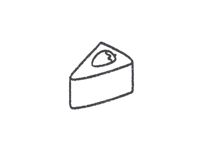 草莓蛋糕怎么画-图2