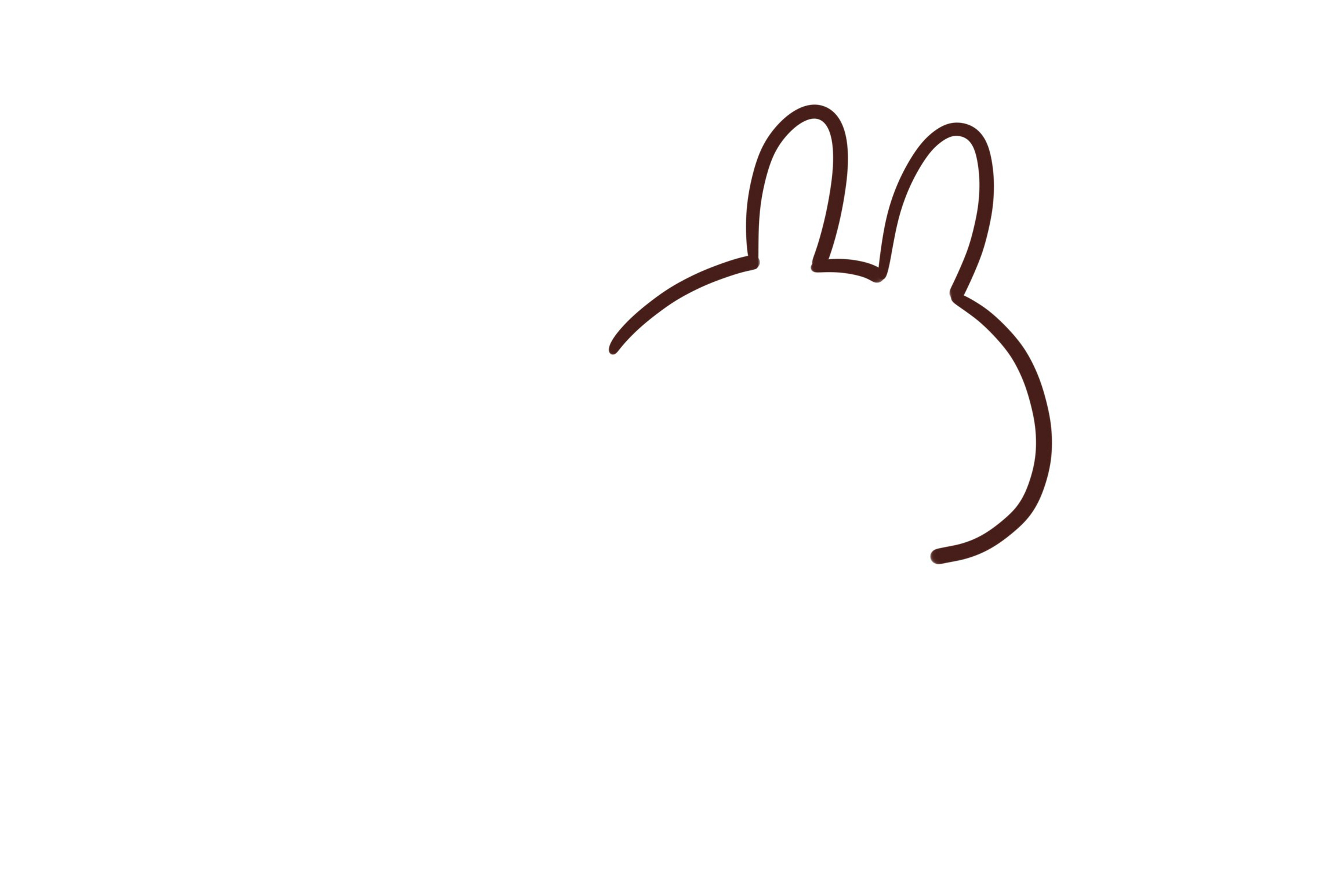 卡娜赫拉的小兔子怎么画-图1