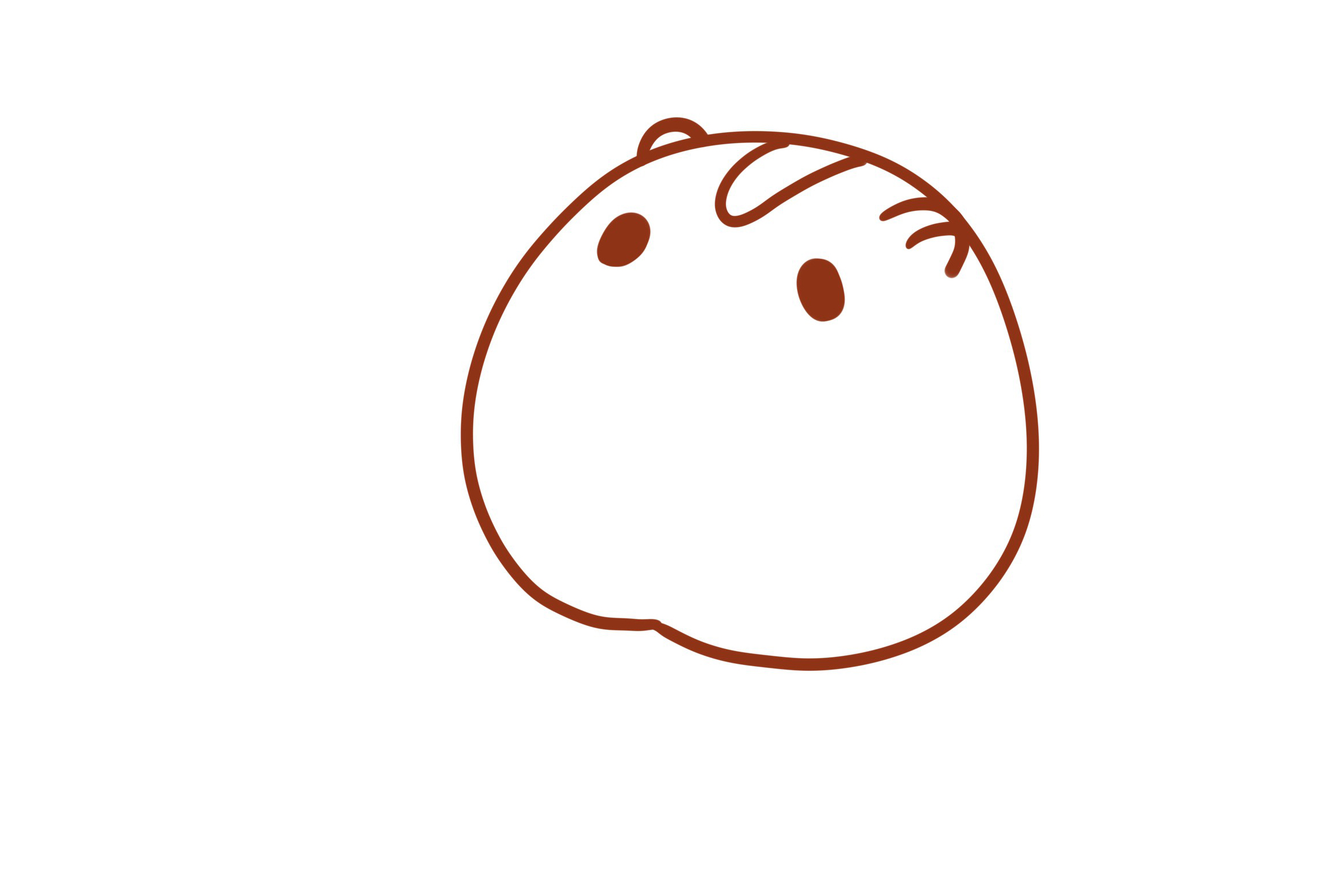 超简单可爱仓鼠怎么画-图4