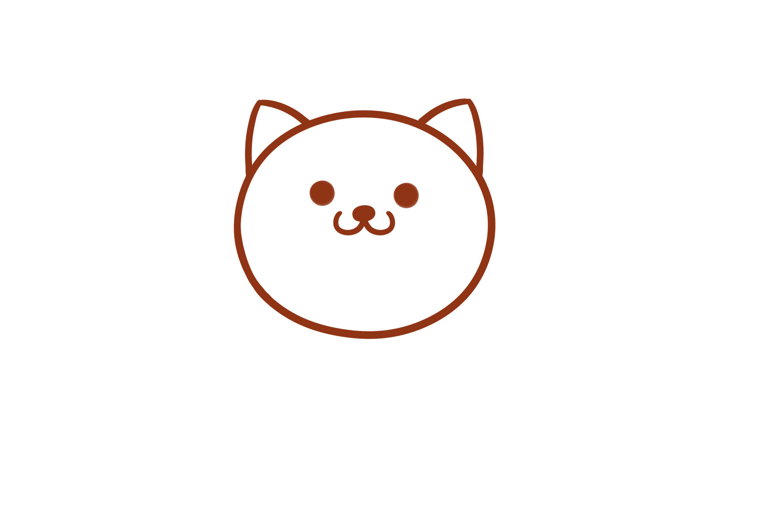 和服小猫怎么画-图2