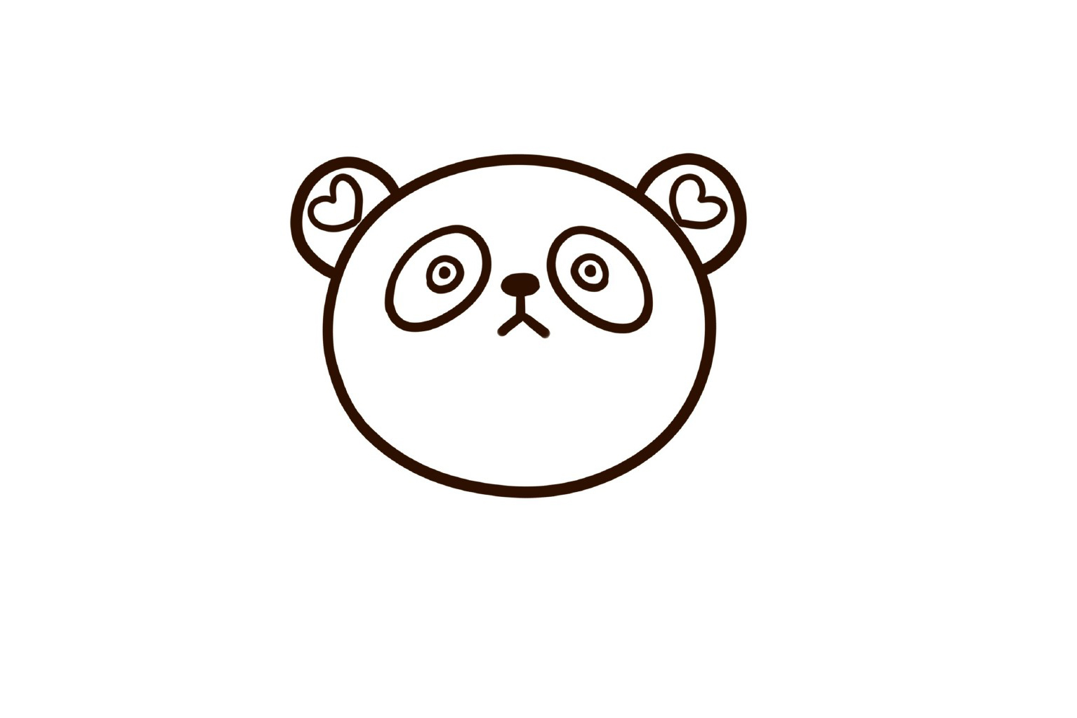 简单的大熊猫怎么画-图4