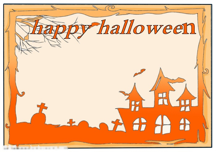 简单的万圣节手抄报英文-图4