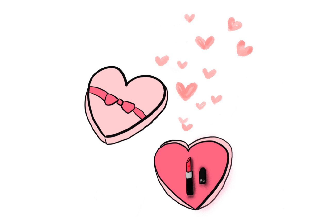 情人节礼物怎么画