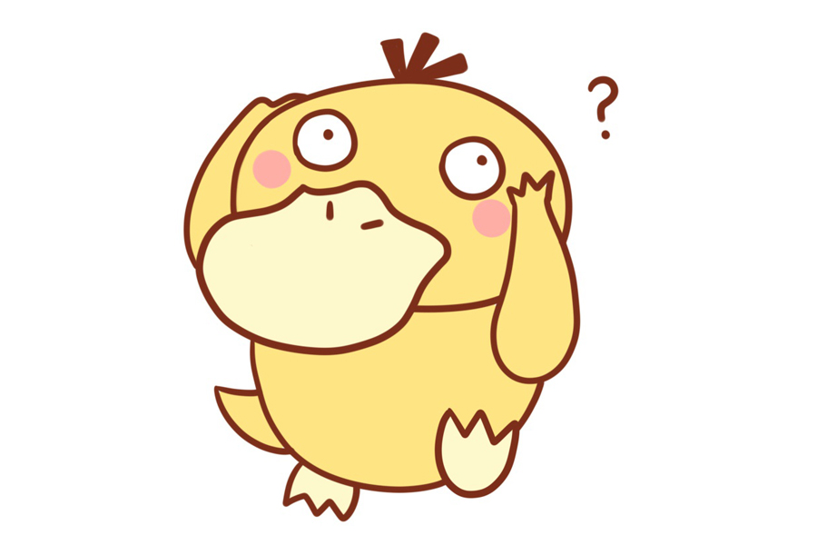 呆萌可达鸭怎么画