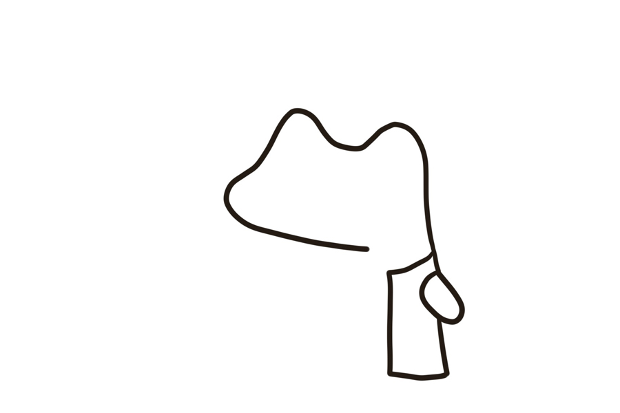 画一只下雨天撑着荷叶的青蛙-图2