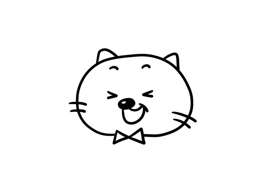 表白小猫怎么画-图4