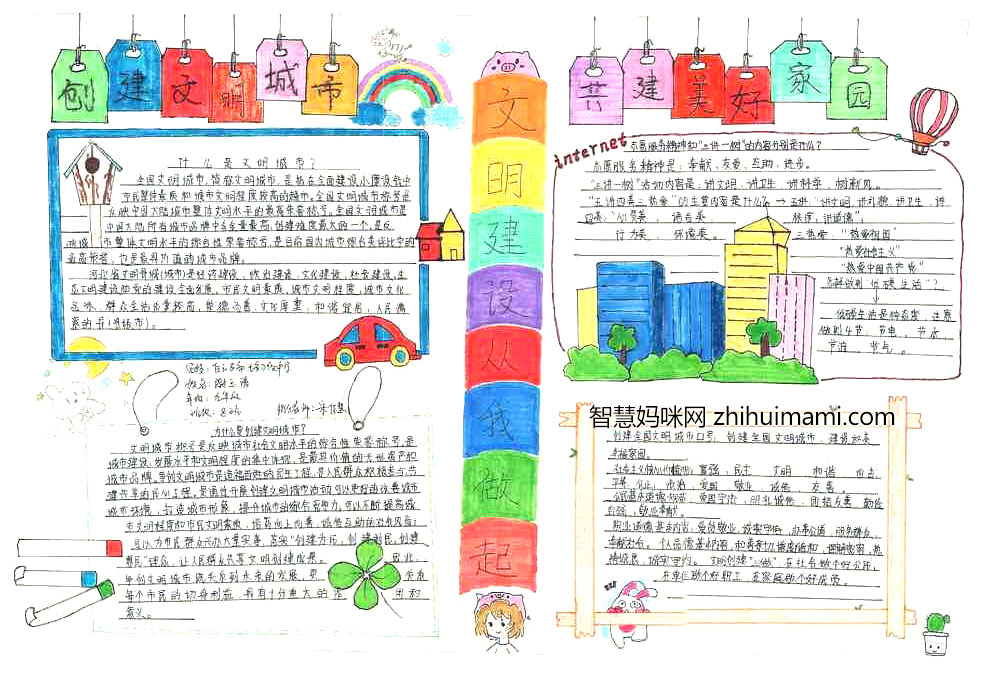 绿色环保行动主题手抄报绘画-图4