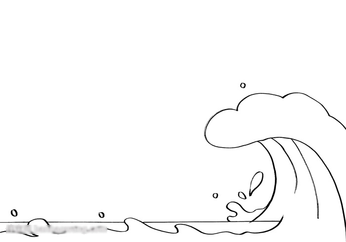 怎么画台风暴雨的手抄报-图1