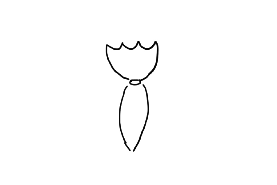 漂亮的粉色小伞怎么画-图1