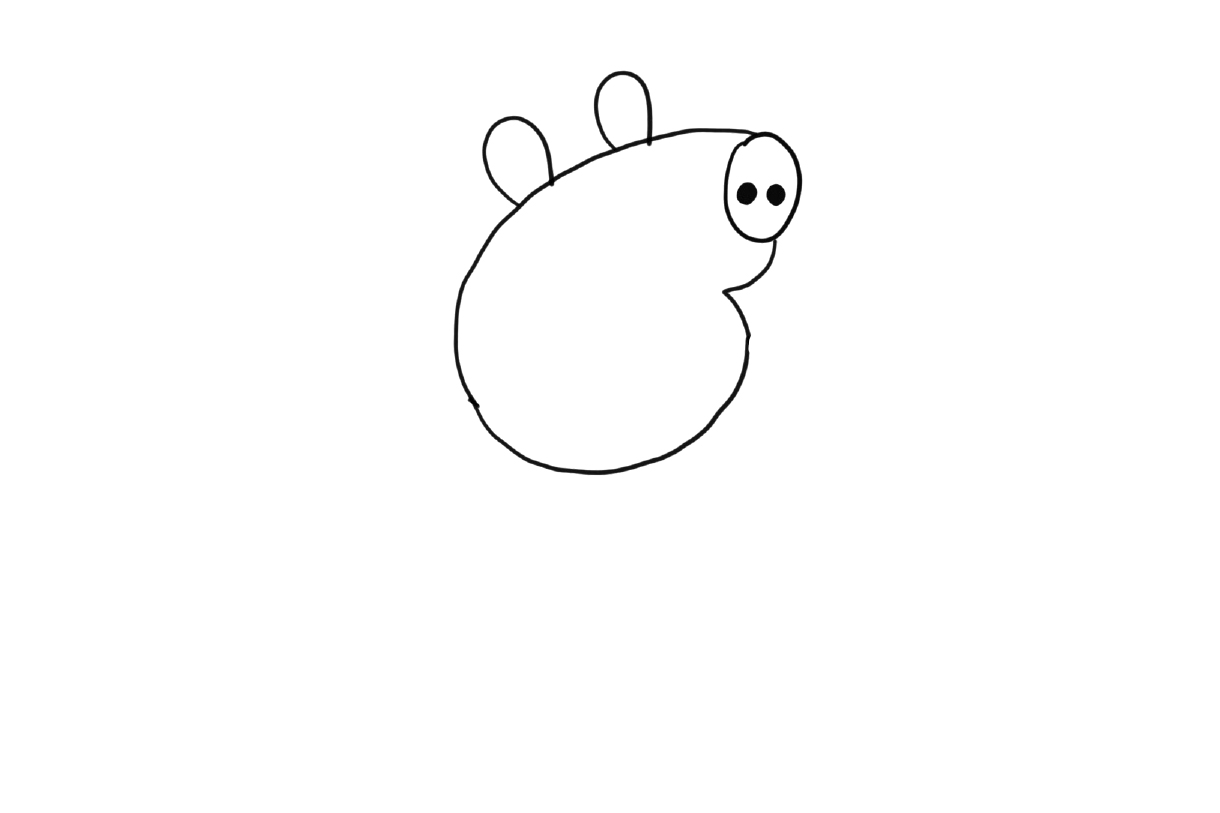 社会人小猪佩奇怎么画-图2