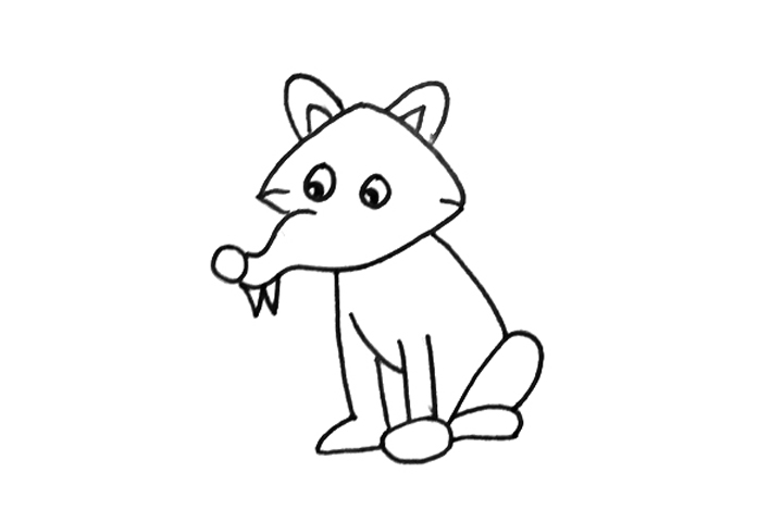 可爱大灰狼怎么画-图3