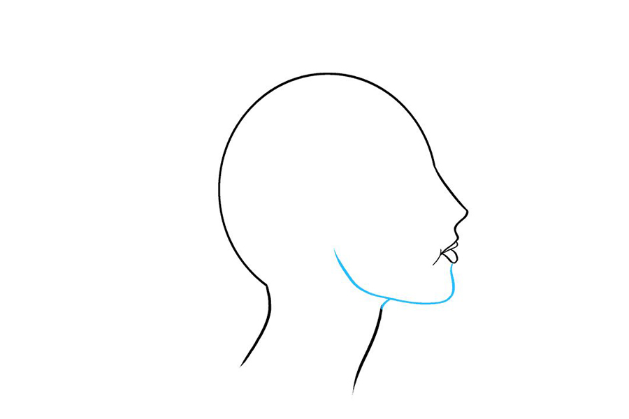 如何画女性侧脸-图5