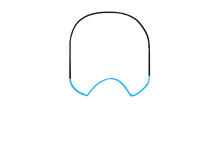 如何画冲锋队头盔-图2