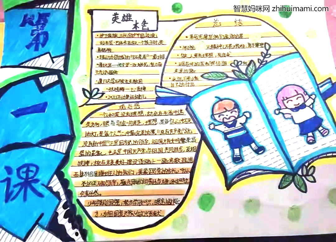 2021年下学期开学第一课手抄报-图2
