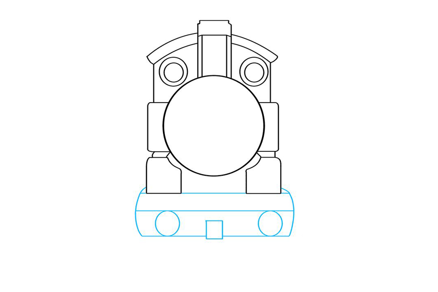 怎么画卡通火车-图7