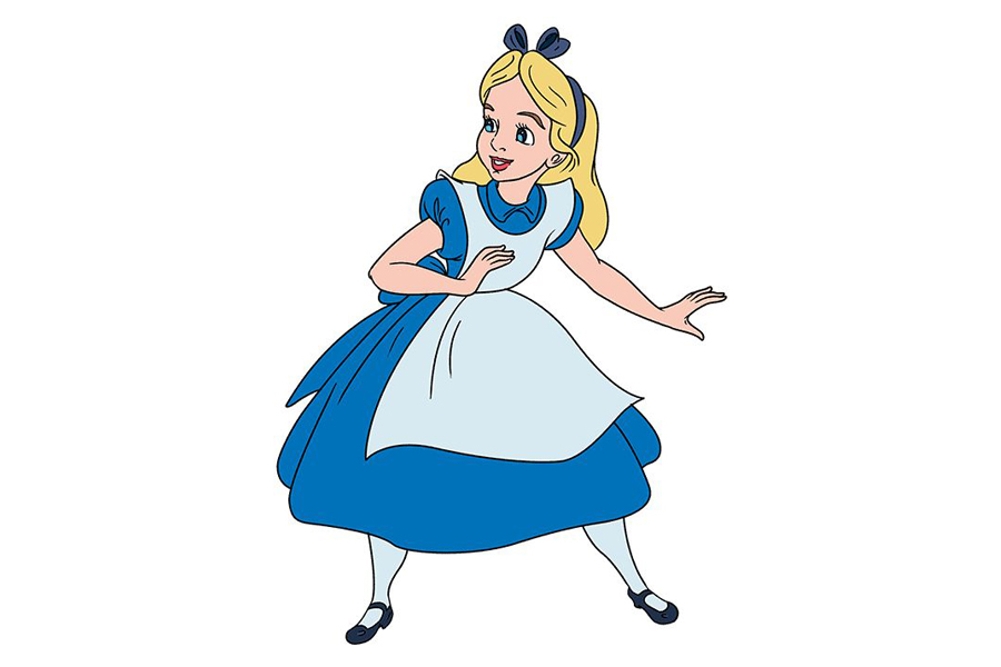 爱丽丝梦游仙境 爱丽丝怎么画