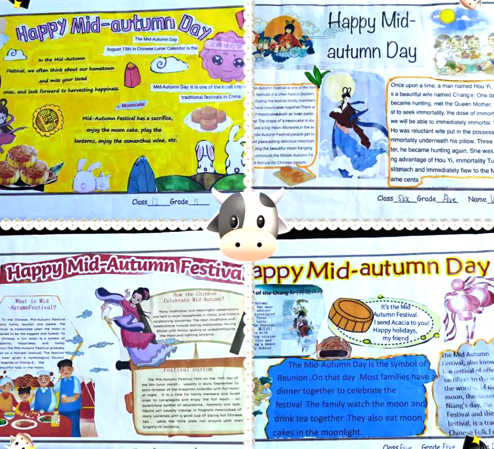 我心目中的中秋节英语手抄报-图2