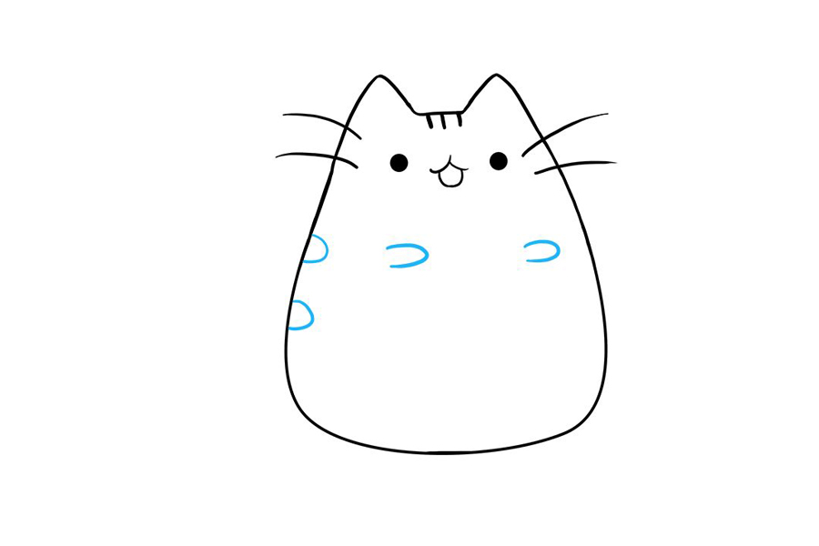 卡通小猫怎么画简单可爱-图7