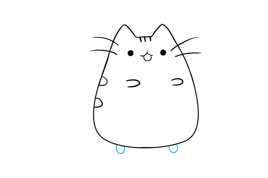 卡通小猫怎么画简单可爱-图8