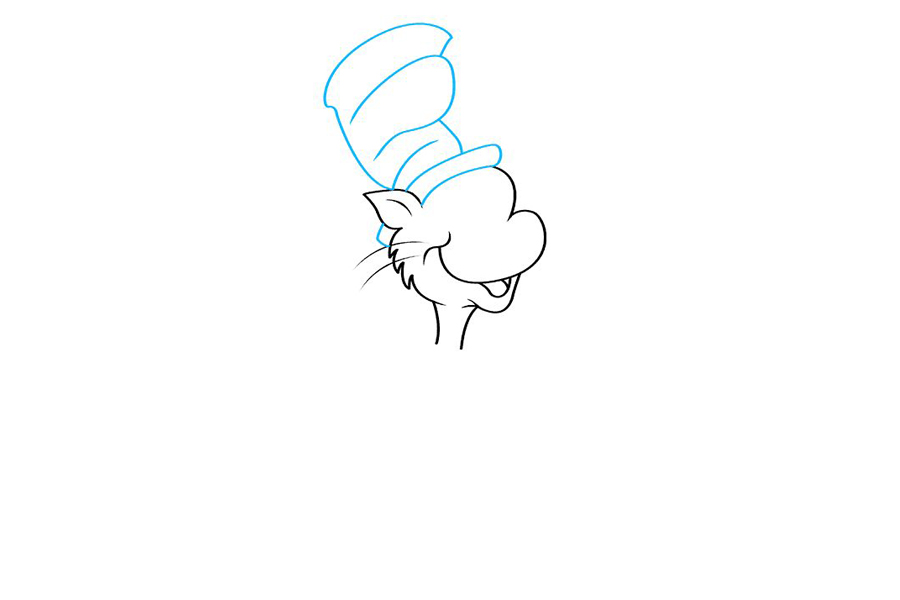 帽子里的猫怎么画-图4