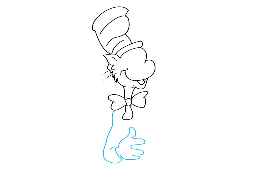 帽子里的猫怎么画-图6