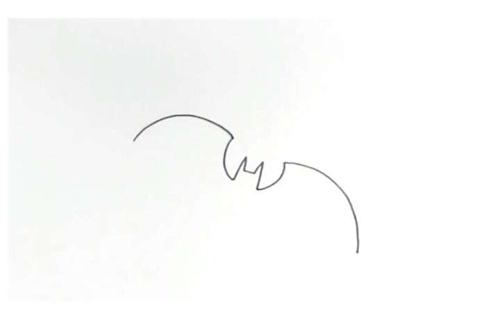 超简单的蝙蝠画法-图1