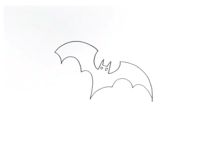超简单的蝙蝠画法-图3