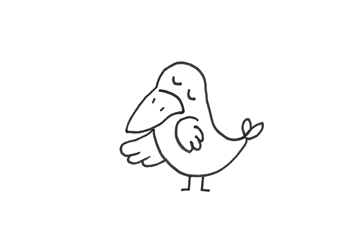 乌鸦怎么画简单-图3