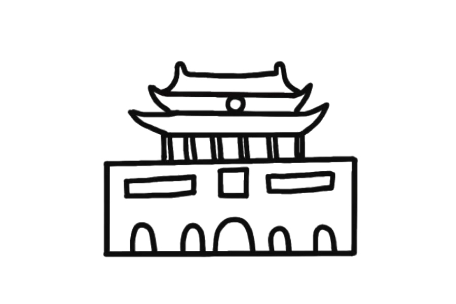 天安门怎么画简单-图5