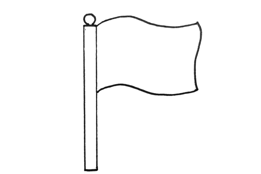 国庆节绘画素材 五星红旗怎么画-图2