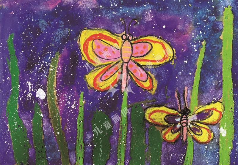 翩翩起舞绘画作品