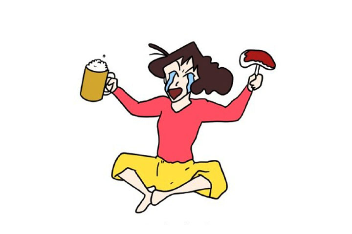 步骤5：想搞完成开始上色。