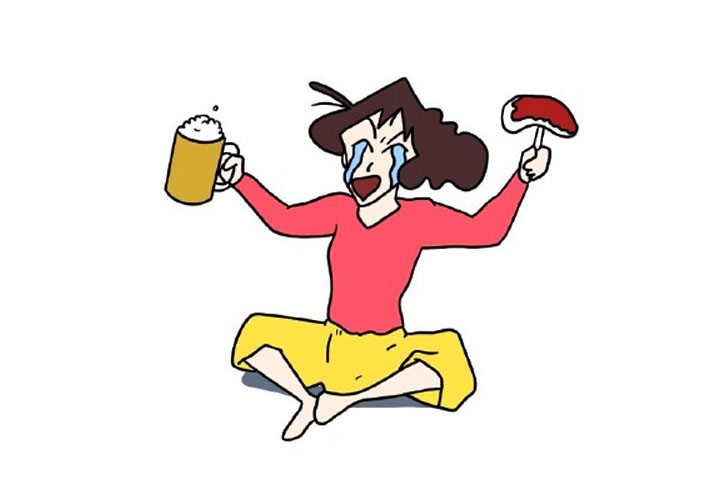 蜡笔小新妈妈美伢怎么画