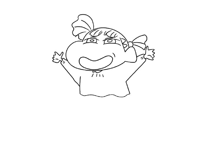 步骤3：还有挥动的手臂。