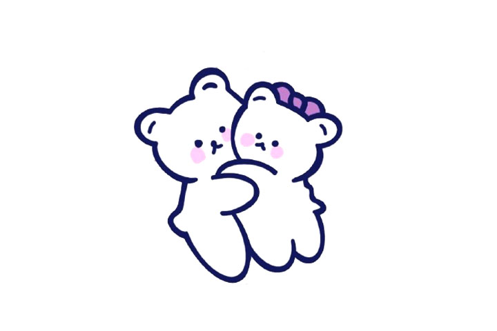 超可爱小熊简笔画图片-图6