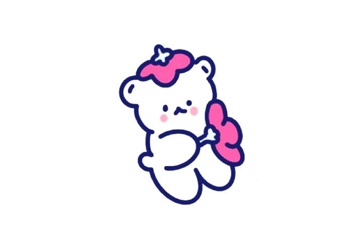 超可爱小熊简笔画图片-图5