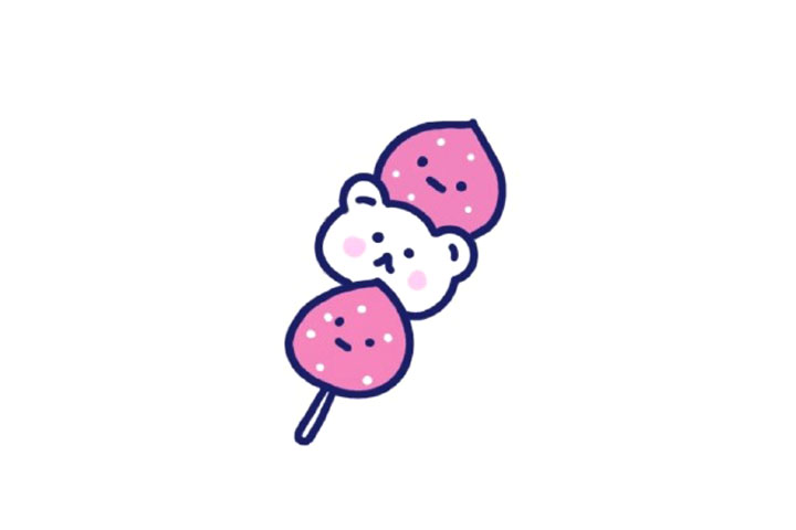 可可爱爱小熊和食物的搭配简笔画图片-图10