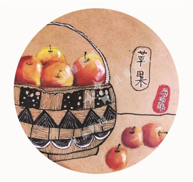苹果绘画作品